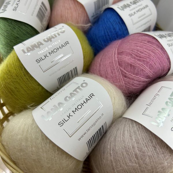 Silk Mohair (75% супер кид-мохер, 25% шёлк), 212м/25гр