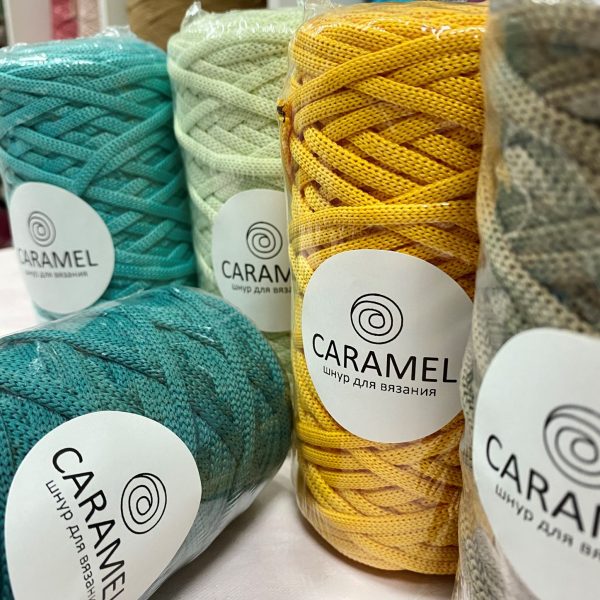 Caramel полиэфирный шнур 5 мм (80% полиэфир, 20% кашмилон), 75м/200гр