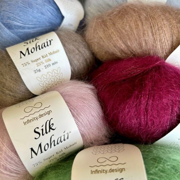 Silk Mohair (75% супер кид-мохер, 25% шелк), 210м/25гр
