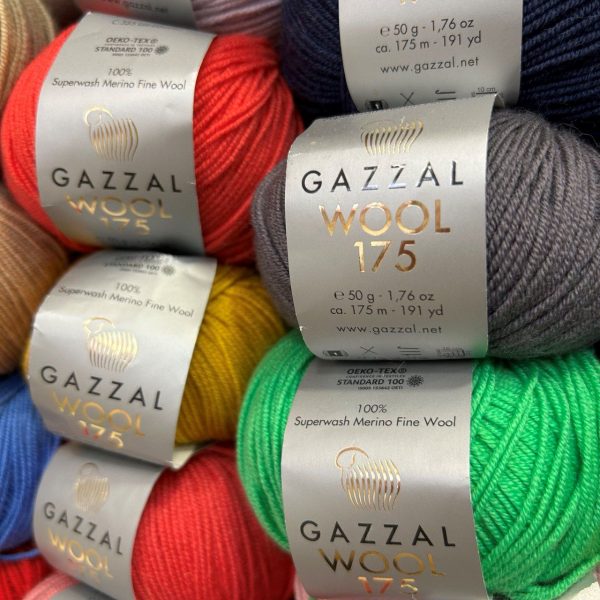 Wool 175 (100% мериносовая шерсть), 175м/50гр